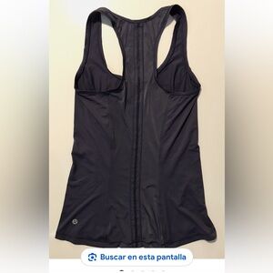 Lululemon Athletica Charcoal Racerback Tank